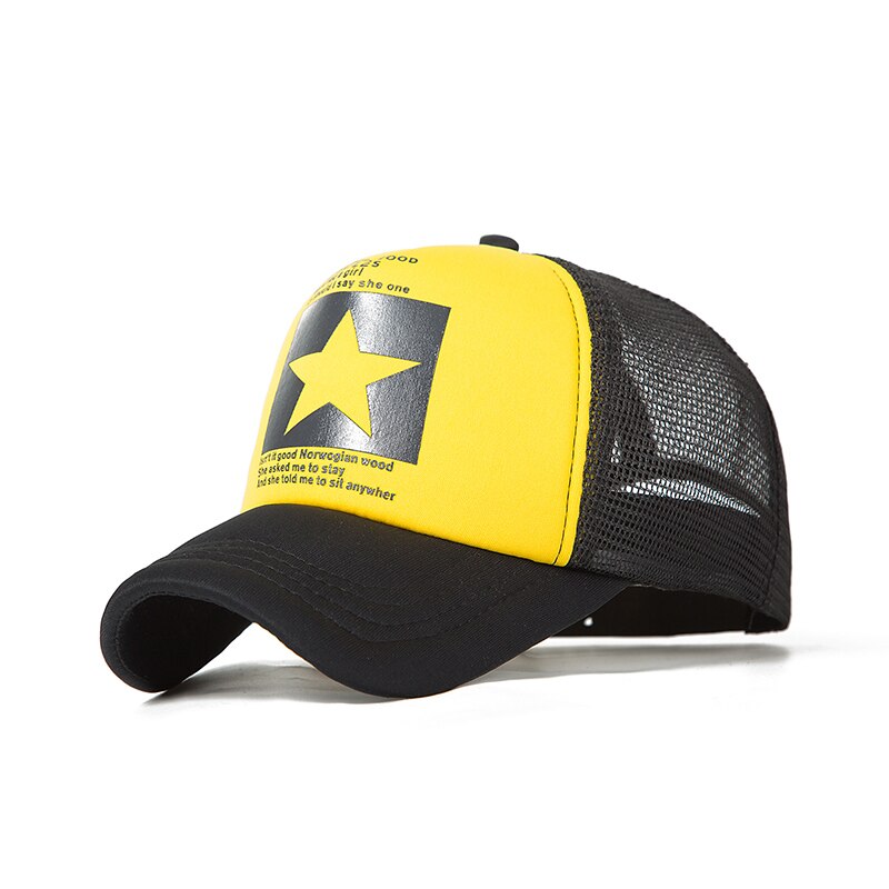 Men's Colorful Mesh Baseball Cap