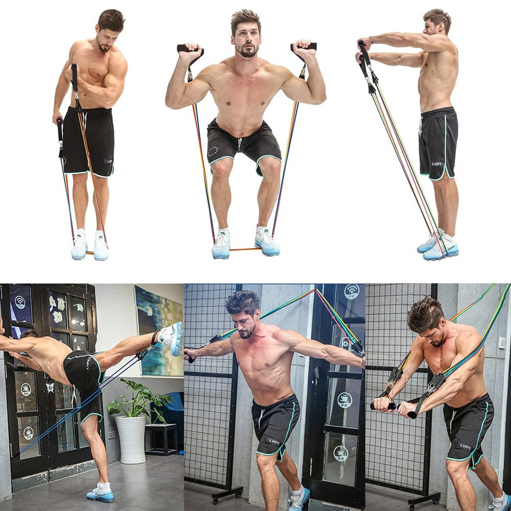 Crissfit Resistance Bands 11 Pcs Set