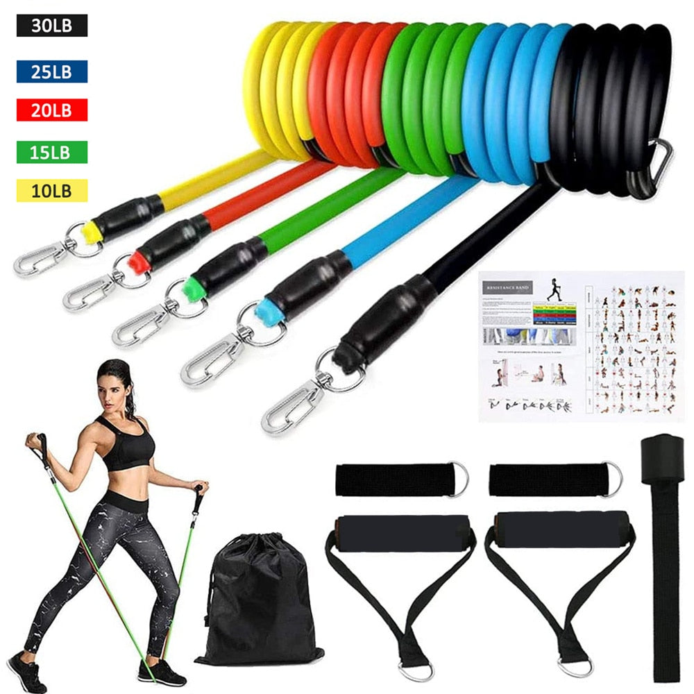 Crissfit Resistance Bands 11 Pcs Set