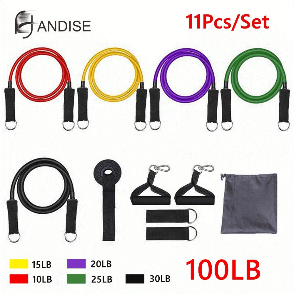 Crissfit Resistance Bands 11 Pcs Set