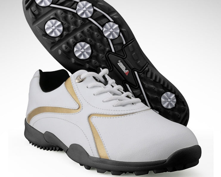 Waterproof Gold Sneakers for Men