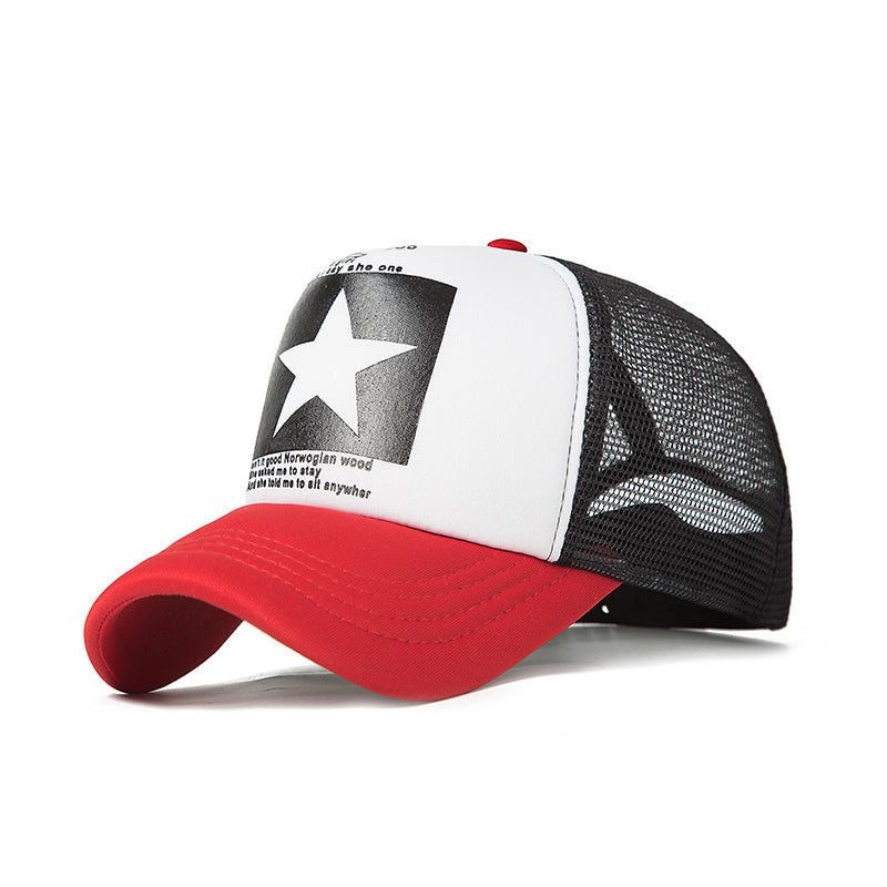 Men's Colorful Mesh Baseball Cap