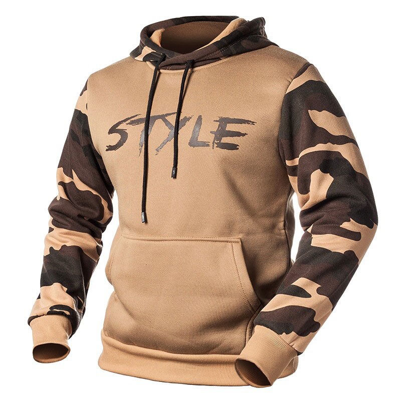 Men's Camouflage Hooded Sweatshirt