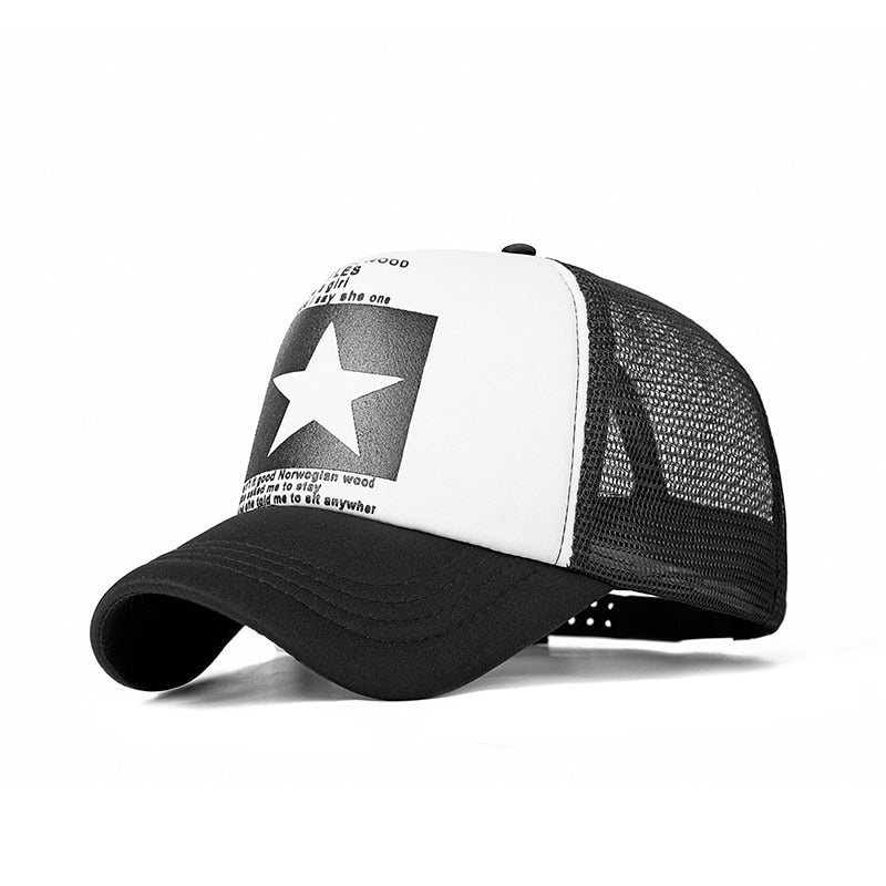 Men's Colorful Mesh Baseball Cap
