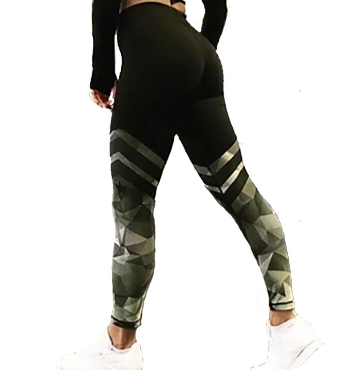 Women's Sport Style High Waist Elastic Leggings