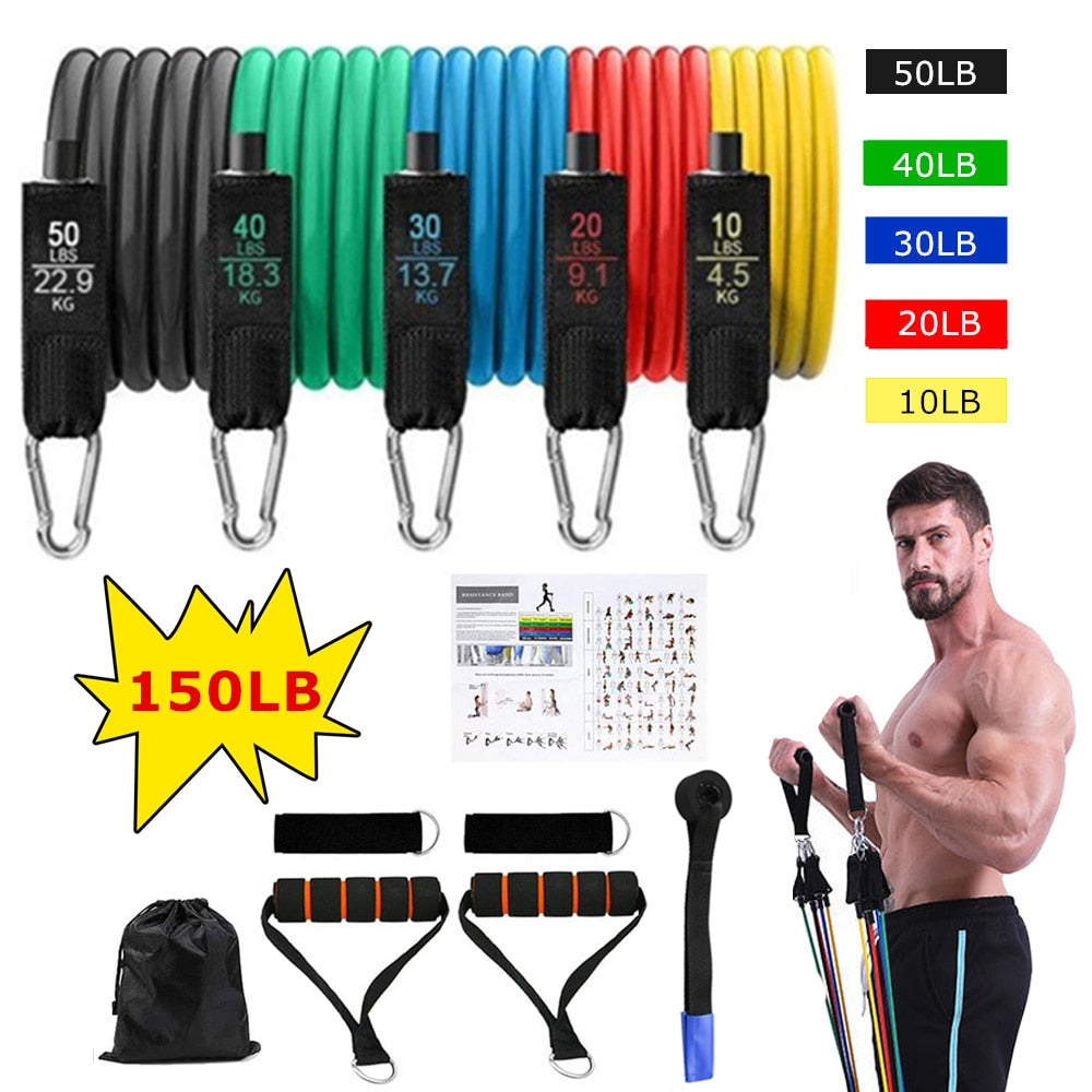 Crissfit Resistance Bands 11 Pcs Set