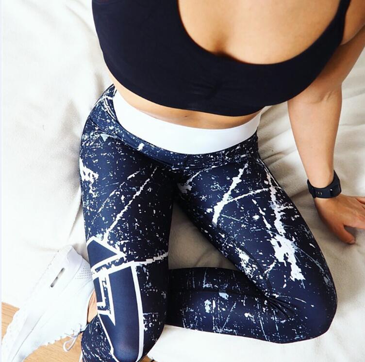 Women's Sport Style High Waist Elastic Leggings