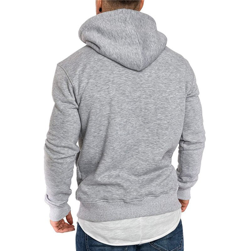 Polyester Men's Hoodie for Fitness