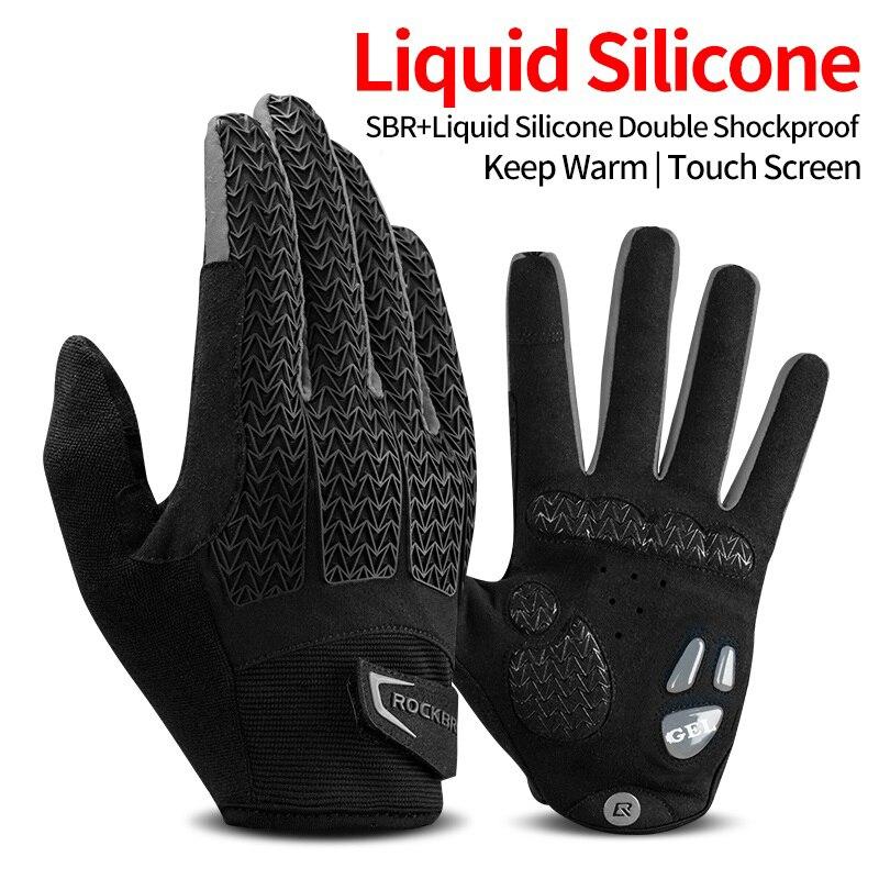 Two tone Design Thermal Bike Gloves
