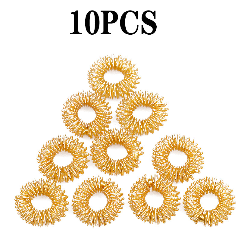 Acupuncture Finger Massage Rings 5 pcs Set