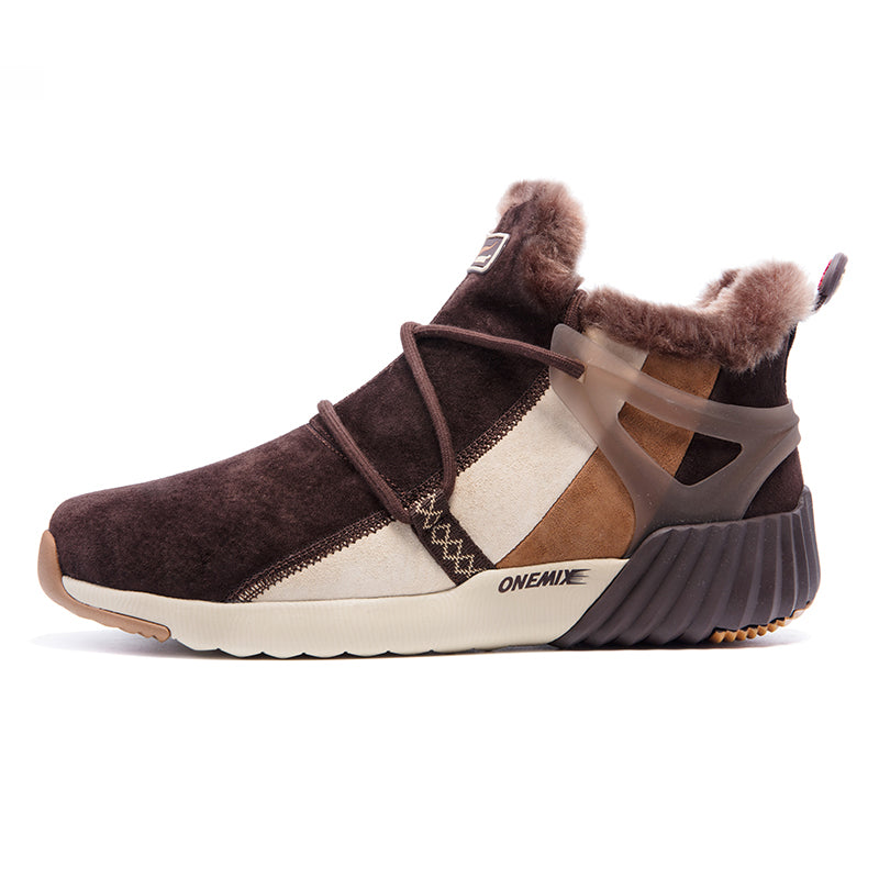 Fashion Winter Leather Men’s Running Shoes
