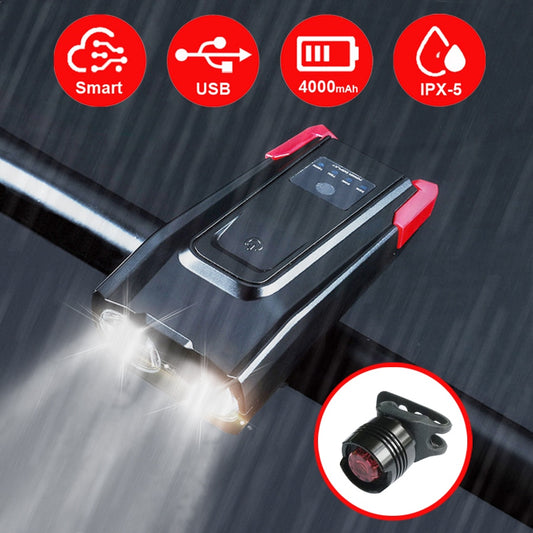 4000 mAh Bicycle Front Light
