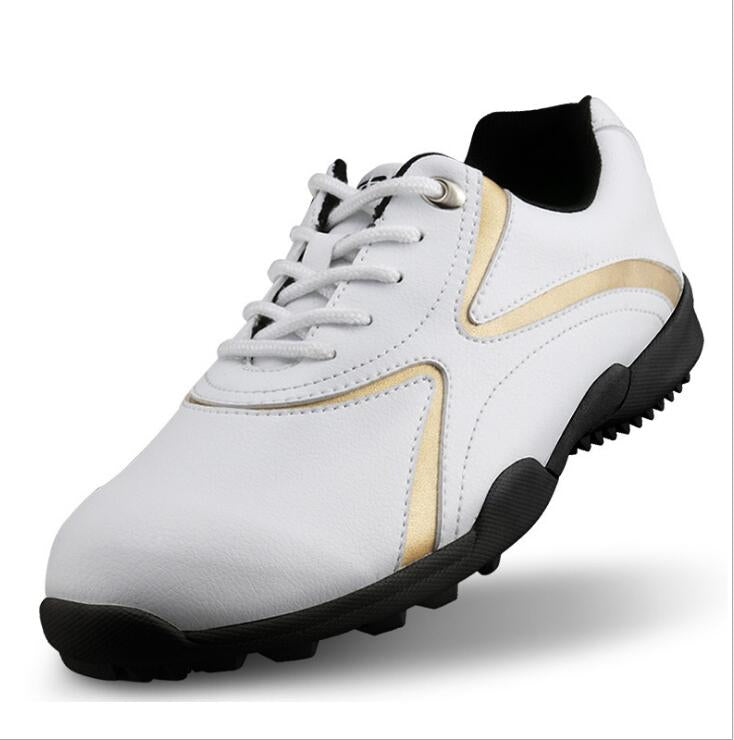 Waterproof Gold Sneakers for Men
