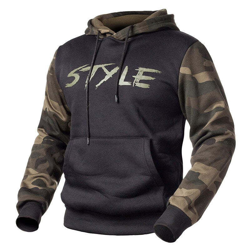 Men's Camouflage Hooded Sweatshirt