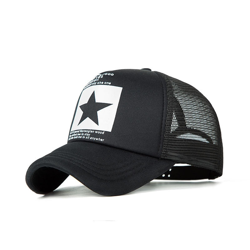 Men's Colorful Mesh Baseball Cap
