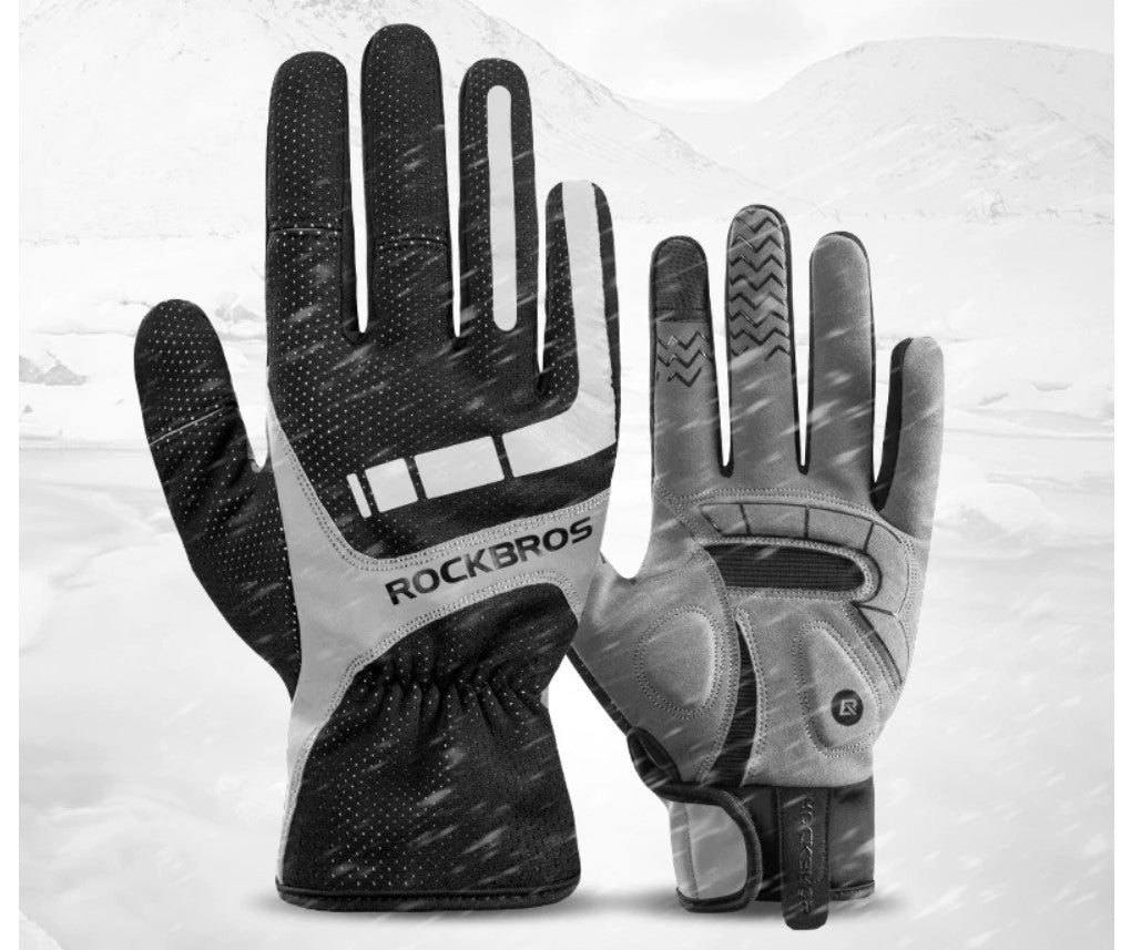 Two tone Design Thermal Bike Gloves