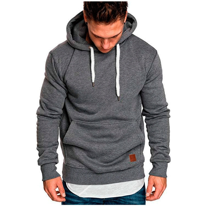 Polyester Men's Hoodie for Fitness