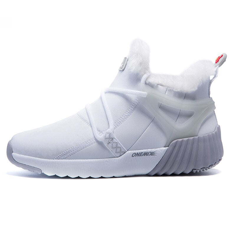 Fashion Winter Leather Men’s Running Shoes