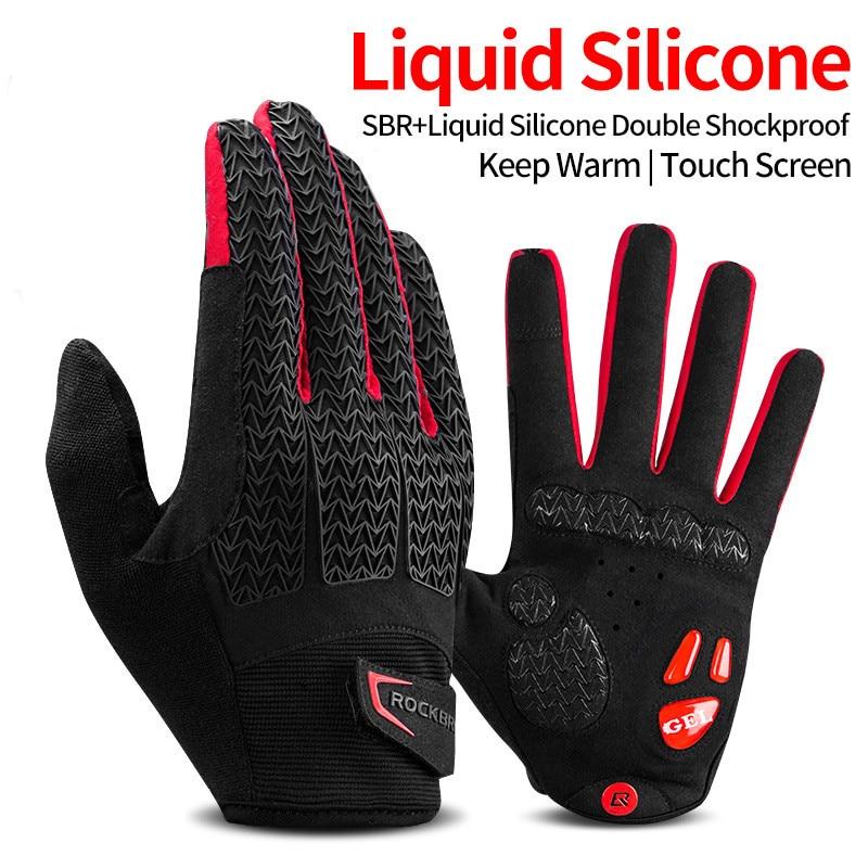 Two tone Design Thermal Bike Gloves