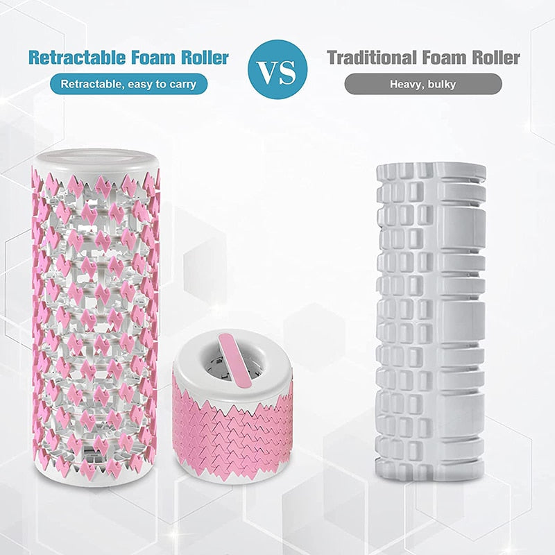 Yoga Folding Adjustable Foam Roller