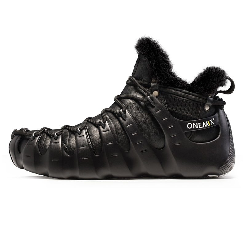 Fashion Winter Leather Men’s Running Shoes