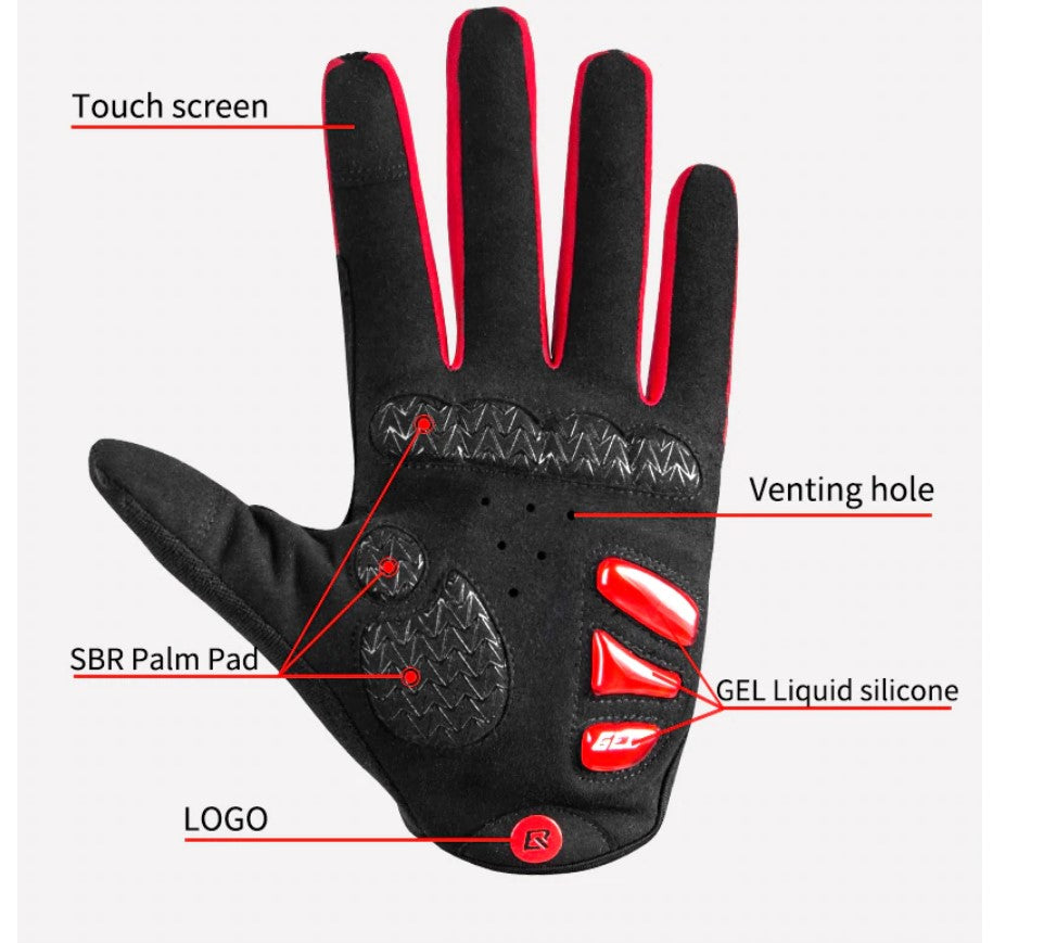 Two tone Design Thermal Bike Gloves
