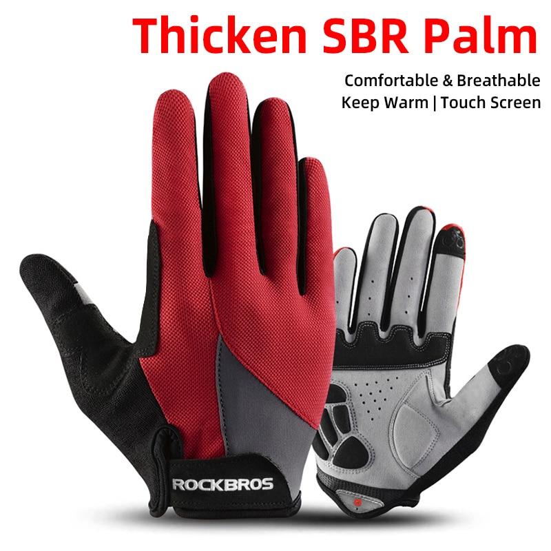 Two tone Design Thermal Bike Gloves